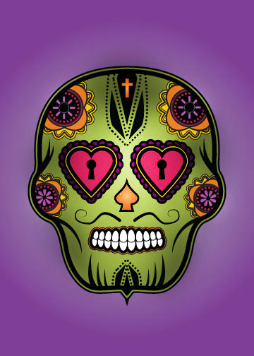 digital art for day of the dead